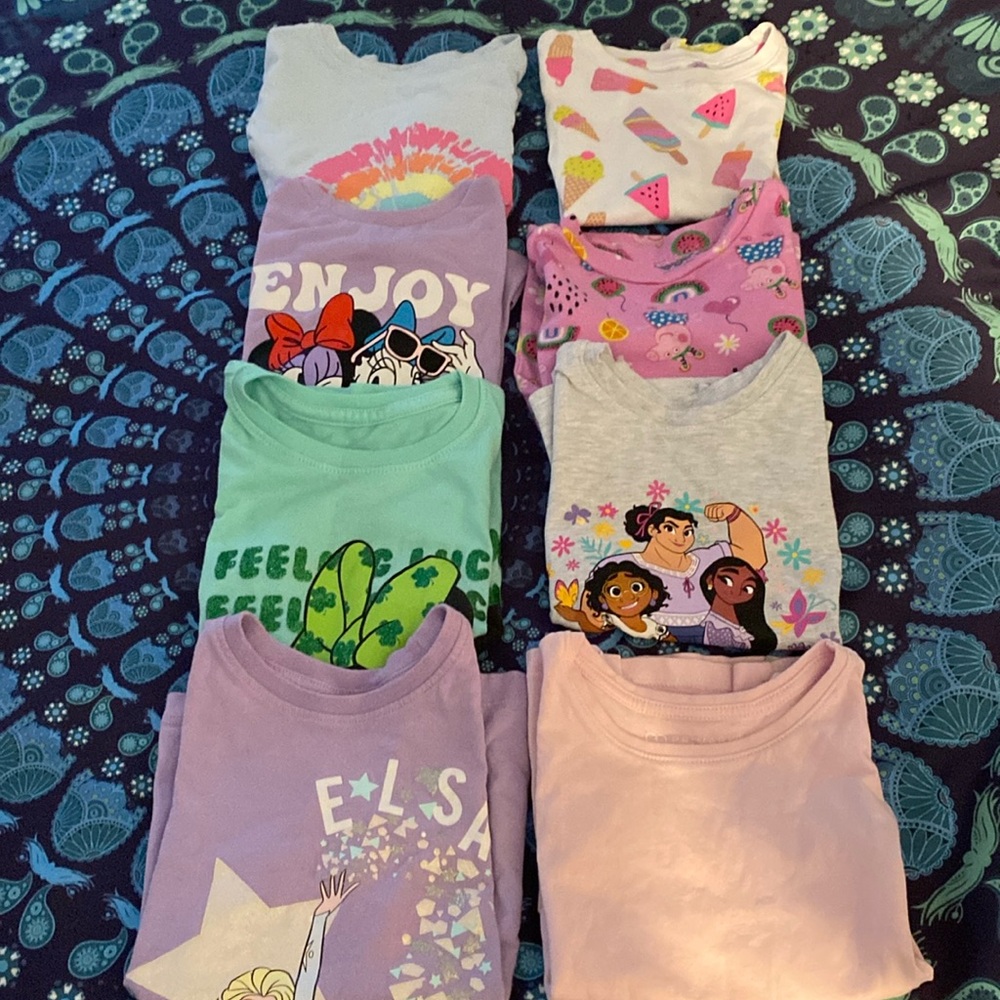 📿📿8 short sleeve girls size 4 tops